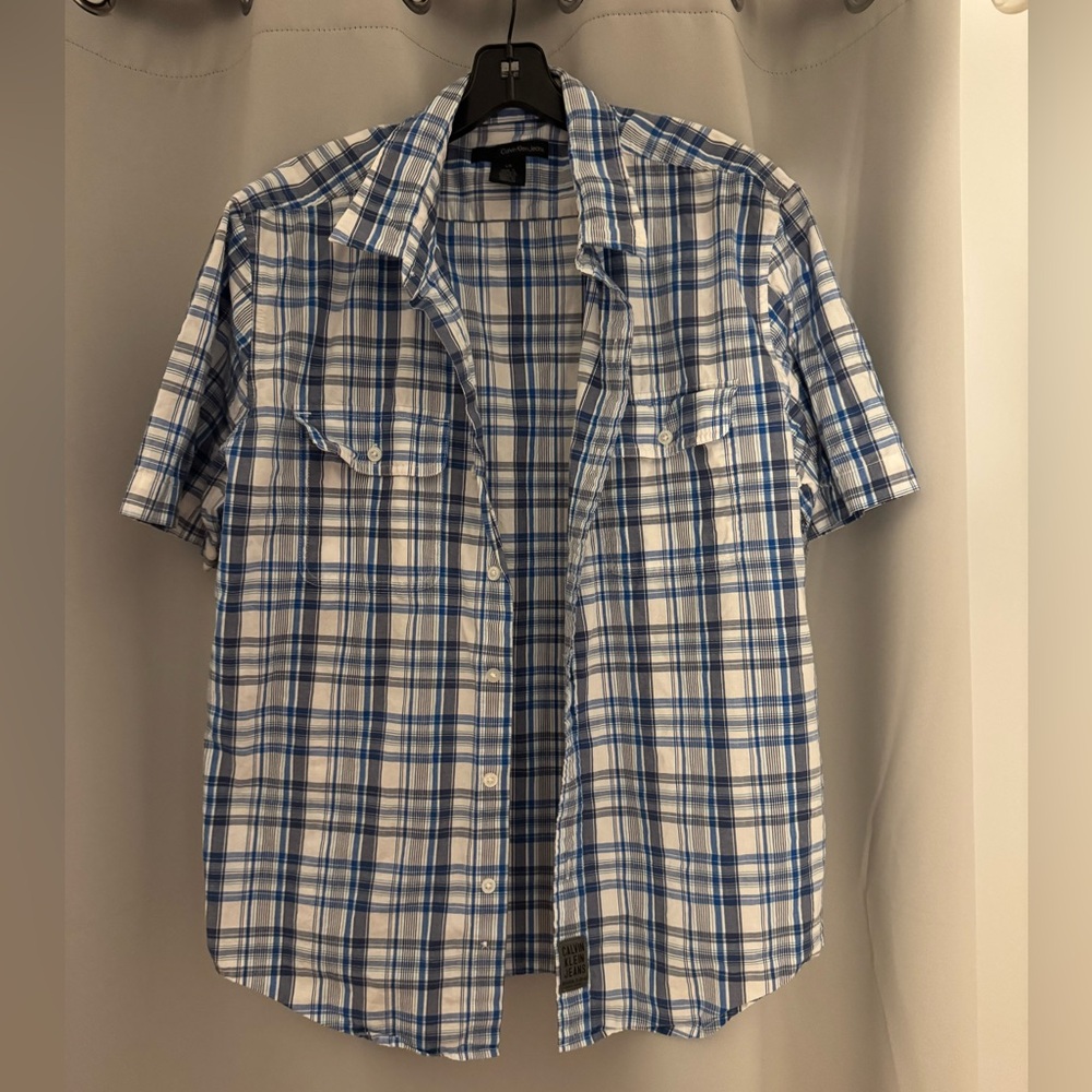 Calvin Klein Jeans Plaid Button-Down Shirt